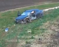 В Тамбовской области водитель иномарки врезался в фуру и легковушку