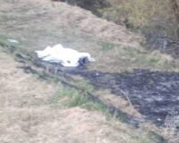 В Приволжске в канаве пожарные нашли сгоревшее тело мужчины