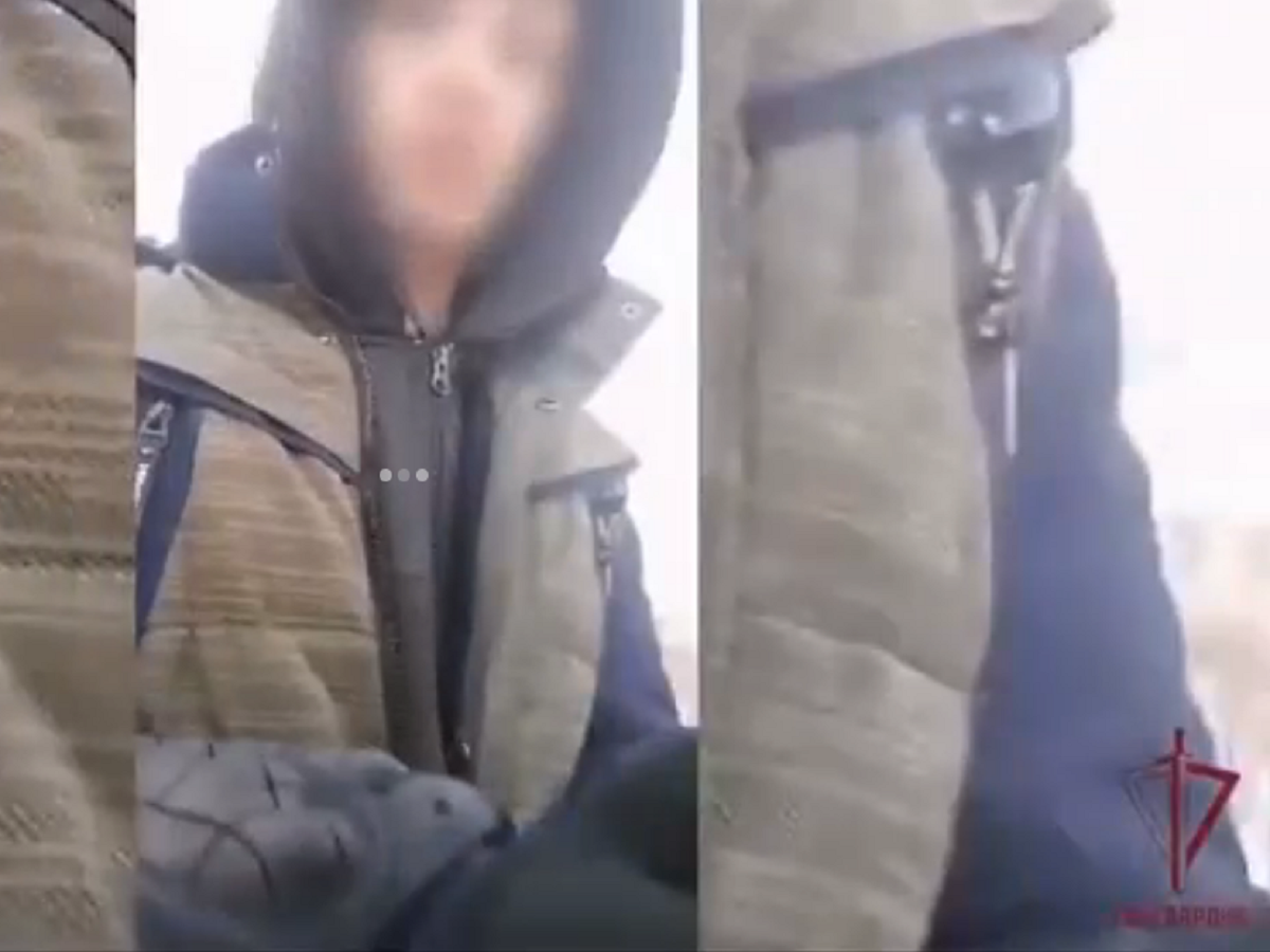 Появилось видео задержания тульского подростка, пырнувшего ножом юношу