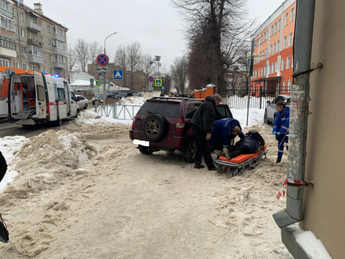 В городе Рязани легковой автомобиль сбила 80-летнюю пенсионерку