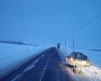 В Рязанской области в Пронском районе столкнулись легковой автомобиль и «КАМАЗ»