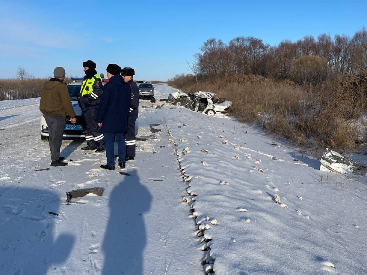 Два человека погибли и еще двое пострадали в ДТП в Амурской области