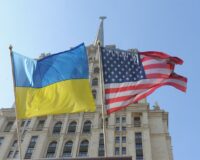 Флаг Украина США