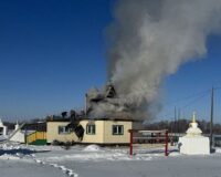 В Бурятии пожар сильно повредил буддийский Байкальский дацан