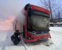 В Иванове на пожаре в депо вновь сгорел троллейбус