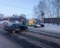 В Рязанской области в городе Ряжске в аварии пострадали три женщины