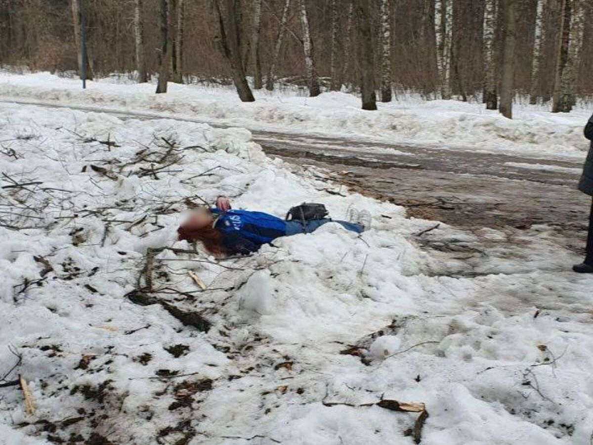 В Рязани в Лесопарке в сугробе нашли рыжеволосую девушку без сознания