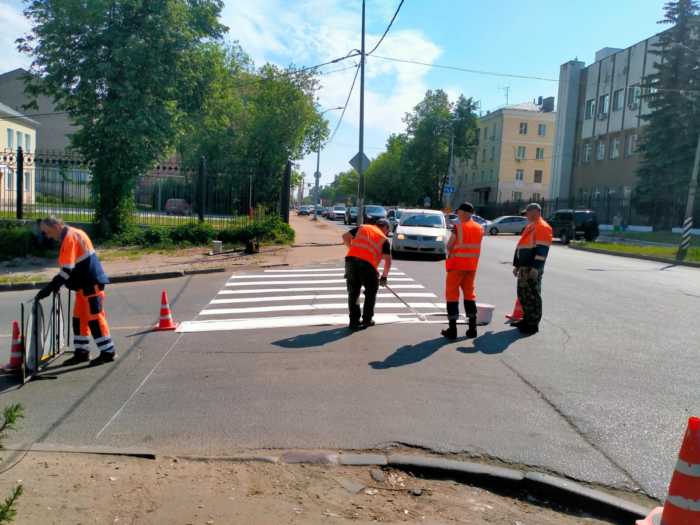 В Иванове восстановили дорожную разметку на 27 улицах