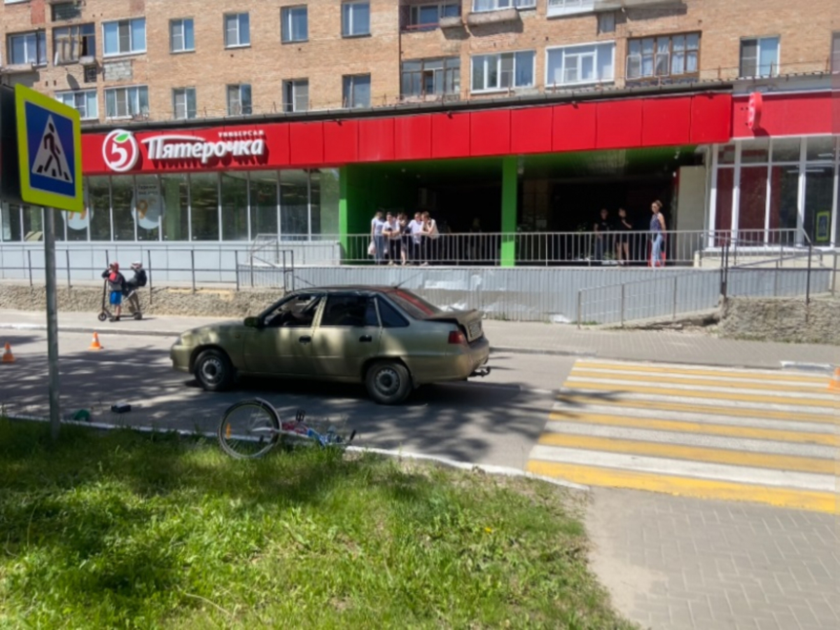 В Рязанской области в городе Новомичуринске иномарка сбила 9-летнюю велосипедистку
