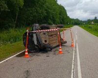 В Новгородской области 18-летняя девушка-водитель погибла при «перевёртыше» «Лады»