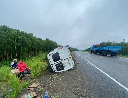 маршрутка перевернулась