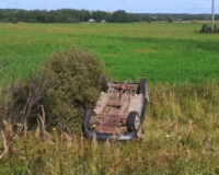 В Кинешемском районе перевернулась Шевроле Нива