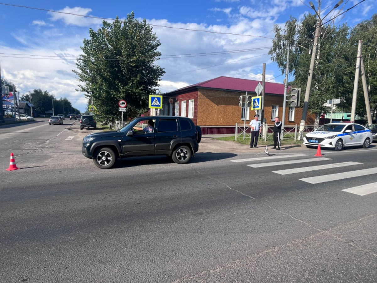 В Рязанской области в городе Шацке легковушка сбила 11-летнего велосипедиста