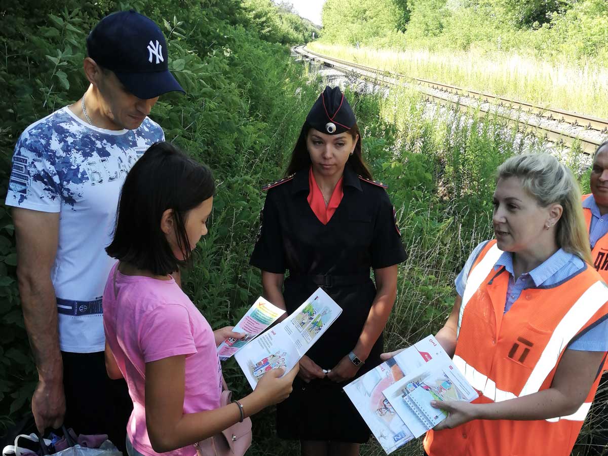 Более 30 профилактических рейдов провели железнодорожники в Орловской области в январе-августе