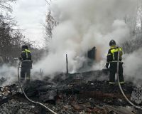 В Ивановском районе при пожаре в садовом домике погиб мужчина