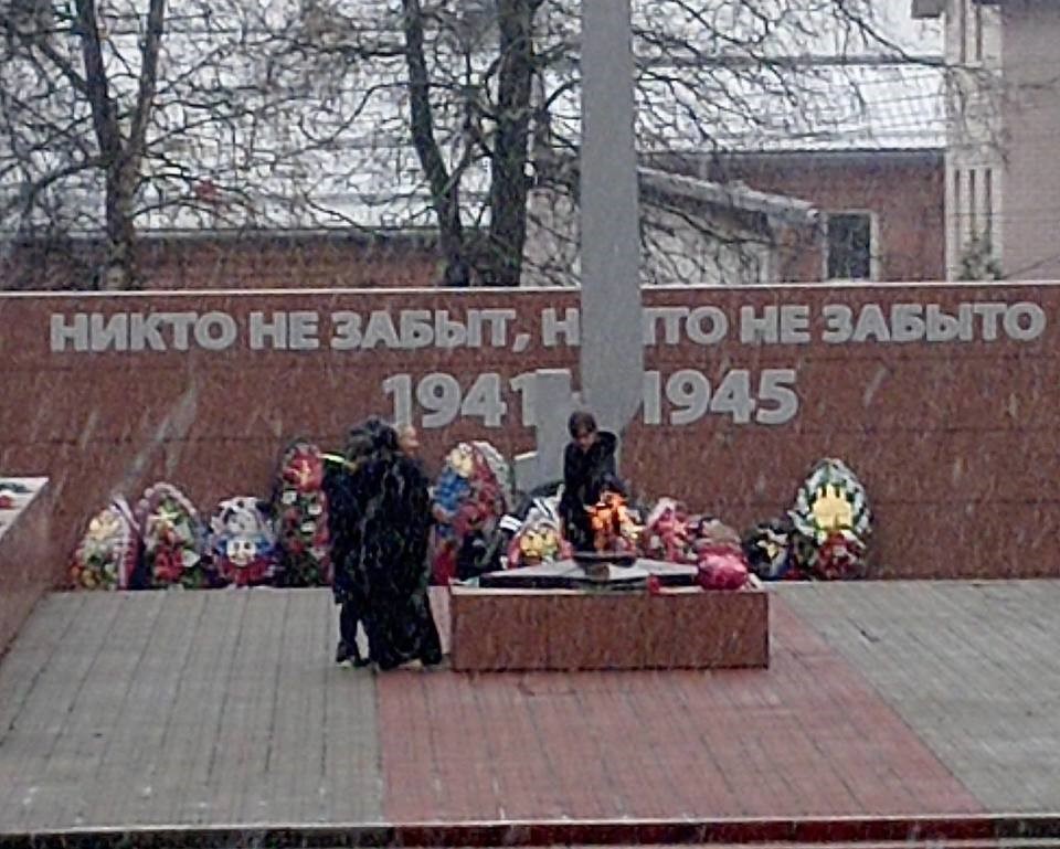 В Новгородской области зафиксирован ещё один кощунственный акт на мемориале Победы