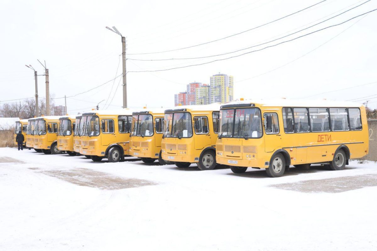 Рязанская область получила пятьдесят новых автобусов для школ