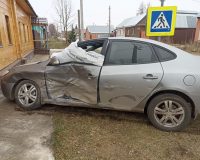 В Рязанской области в городе Спасск-Рязанский столкнулись две леговушки