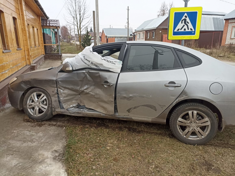 В Рязанской области в городе Спасск-Рязанский столкнулись две леговушки