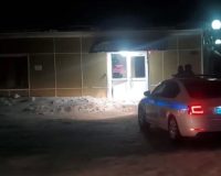 протаранил здание