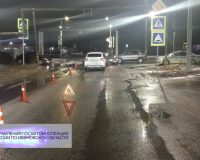В Кинешме машина сбила на переходе женщину в час пик