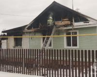 В Кинешме сгорел частный дом из-за замыкания проводки