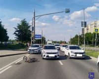 сбила велосипедиста