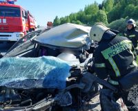 Тяжёлое ДТП на трассе Ковров-Кинешма: спасатели вызволяли водителя