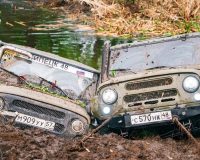 В Рязанской области в поселке Сараи прошли экстремальные автомобильные гонки «Путь к Победе»