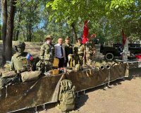 Накануне Дня Победы в Кумженской роще Ростова-на-Дону состоялось праздничное мероприятие «Солдатский привал»