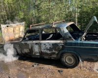 В Ивановском районе сгорел "ВАЗ-2106" из-за замыкания