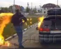 пожар АЗС