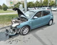 авария у метротрама