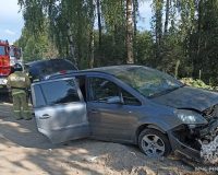 Водитель съехал в кювет под Фурмановом