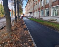В Иванове на улице Калашникова подходит к концу ремонт тротуаров