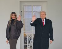 Мелания и Дональд Трамп