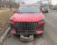 колесо устроило ДТП