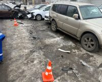 авария с 7 автомобилями