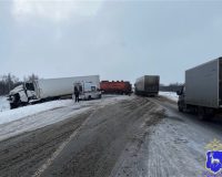 дтп 4 грузовика
