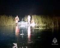 отец и сын погибли на пруду