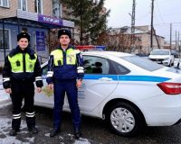 полицейские нашли бабушку в мороз
