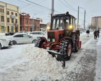 В Иванове усилена уборка после ночного снегопада