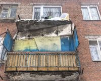 балкон упал