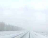 снег в апреле