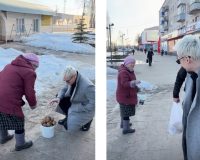 Певец SHAMAN в Чувашии на вокзале купил ведро картошки у бабушки